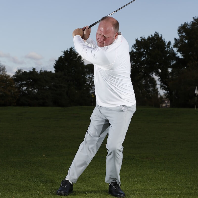 Reeves Weedon Demonstrates his golf swing
